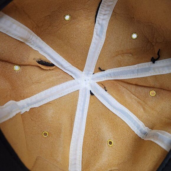 Vintage Cargill Seed Farm Patch Trucker Hat Snapback Cap Nomad Black Yellow - Picture 8 of 9